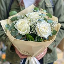 Букет Нежные грёзы в Тёсово-Нетыльском Букет цветов из: Розы в Тёсово-Нетыльском